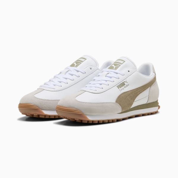 Sneakers Easy Rider Mix Homme, PUMA White-Velvet Moss, extralarge